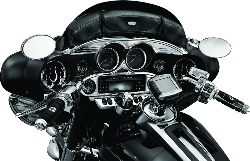 Kuryakyn Stereo Accent FL Touring Models Chrome - 3765 For Harley Touring 1996-2013