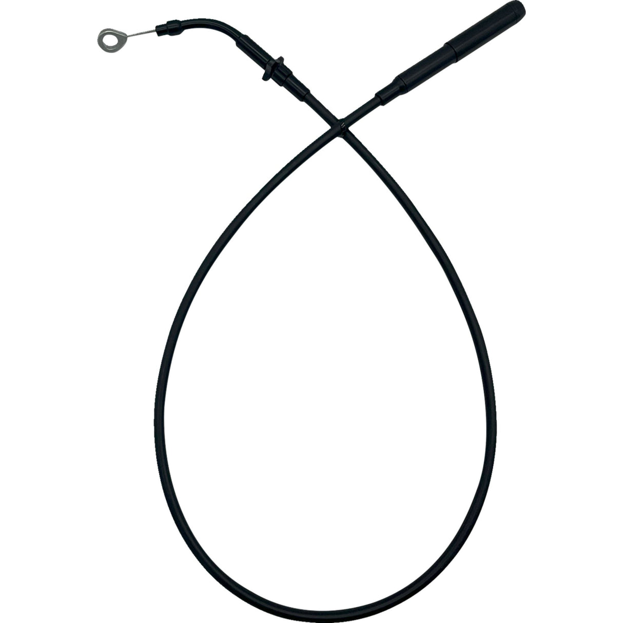 FAT Baggers INC. EZ Install Upper Clutch Cable Stock Black Vinyl - 118000-B For Harley Touring 2021-2025