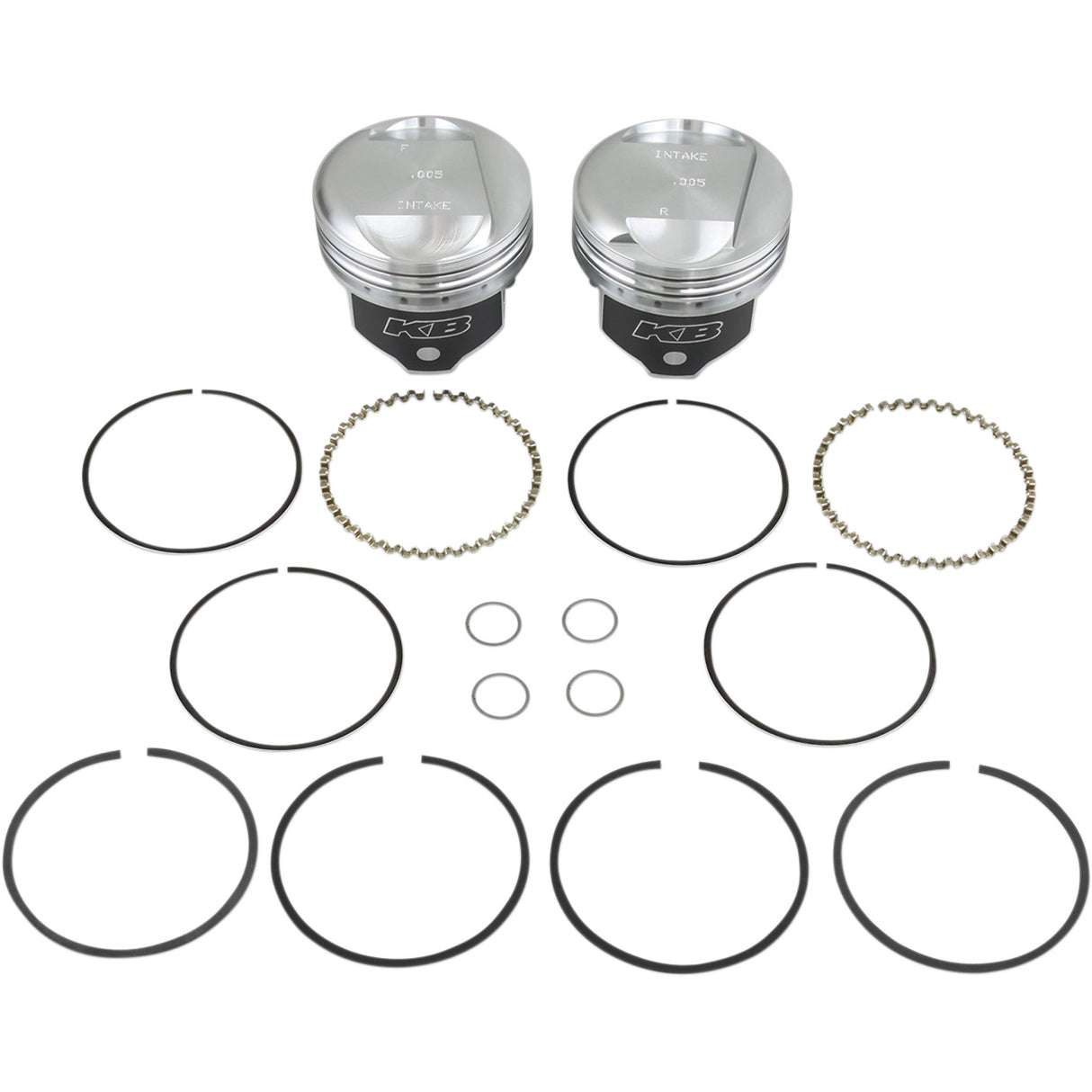 KB PERFORMANCE DS-751248 KB266.005 Hypereutectic Piston Kit Piston Kit