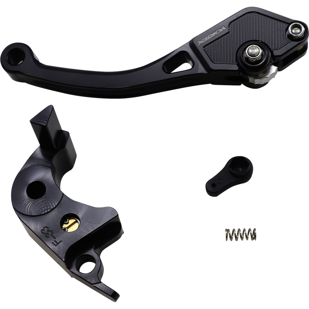VORTEX 0614-0966 LVB164 Race Short Brake Lever 2.0 Brake Lever - Short - Black