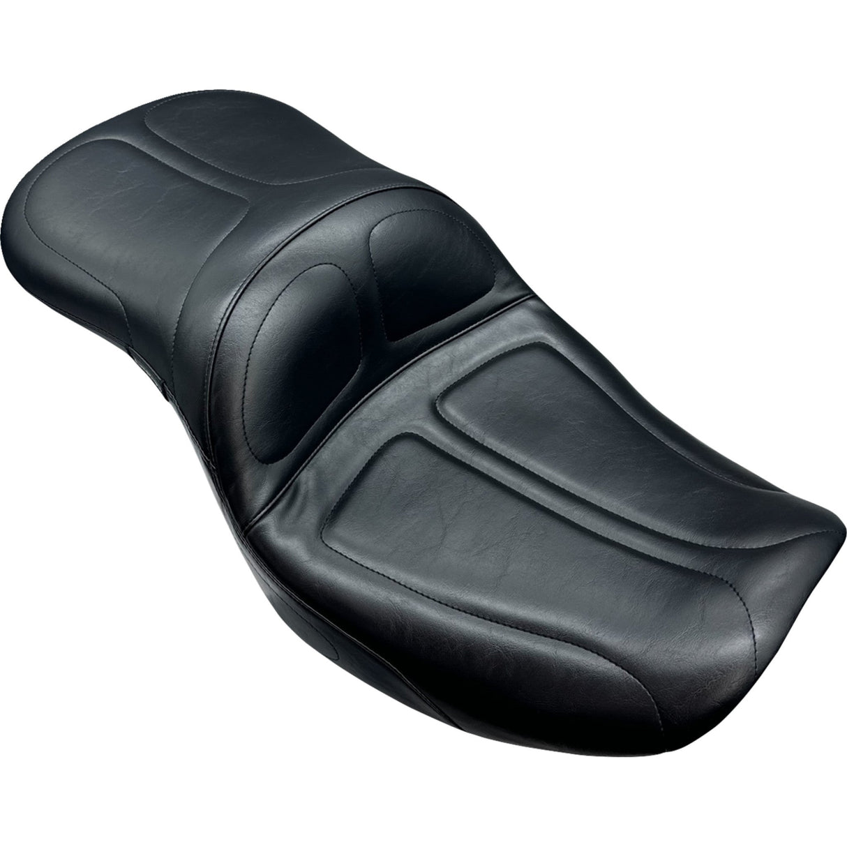 LePera Maverick Seat Without Backrest Stitched Black - LV-957 For Harley Touring 2023-2026