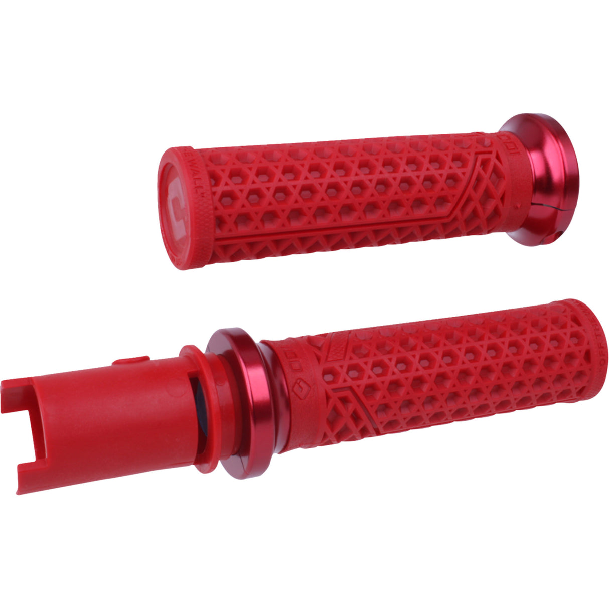 ODI 0630-3530 V31VHTCR-R Vans Harley Davidson Grips cvo cable - red/red
