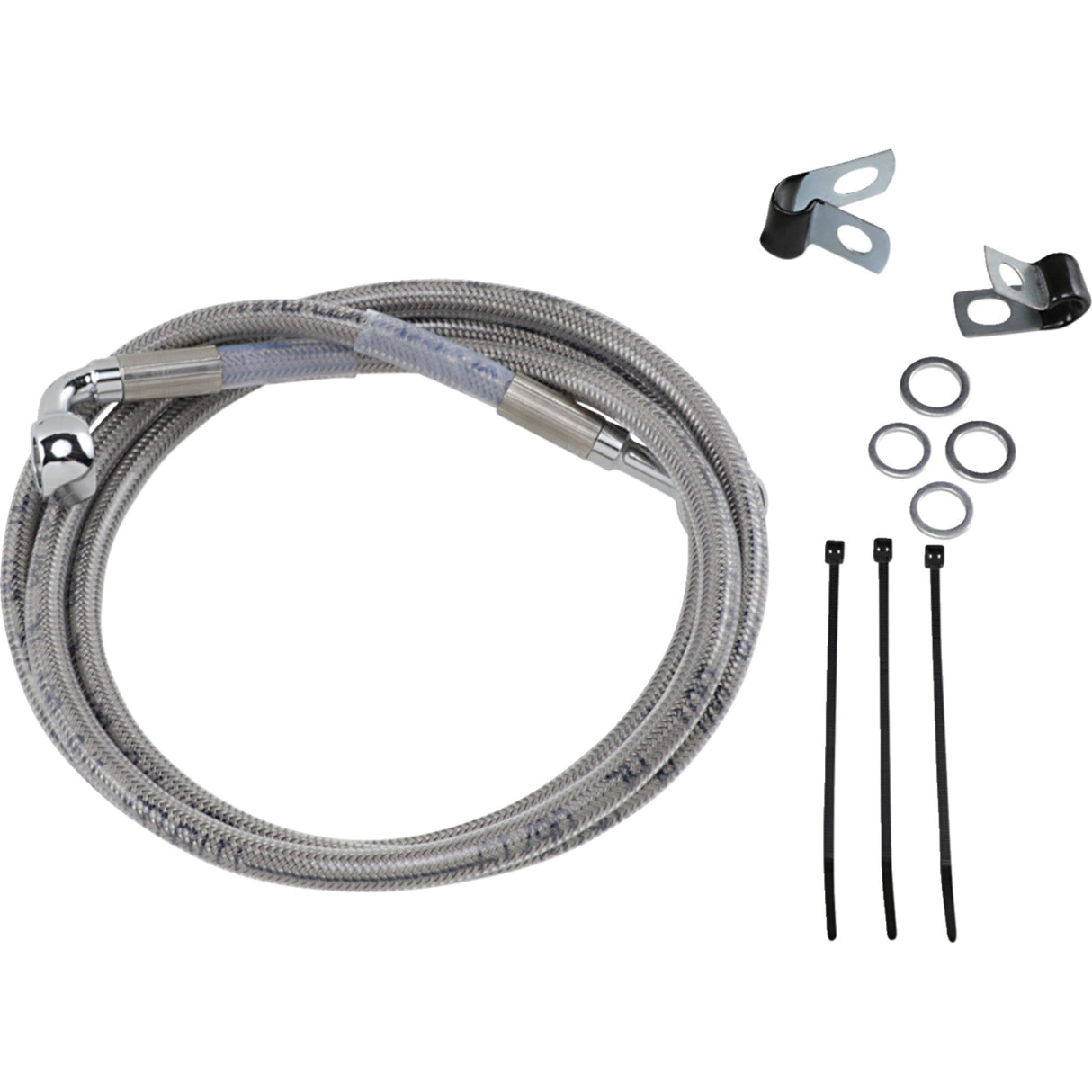 DRAG SPECIALTIES Extended Length Brake Line Kit Front