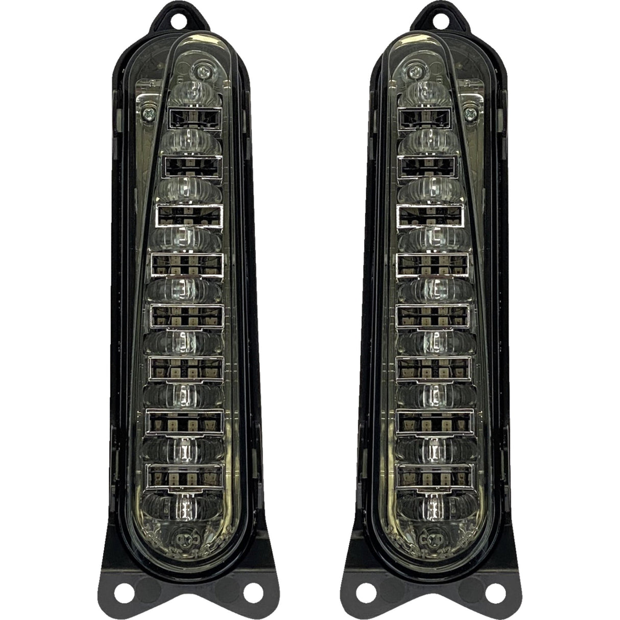 Custom Dynamics ProBEAM® LED Taillights Run Brake Turn Smoke - PB-13-CVO-S For Harley Touring 2009-2022