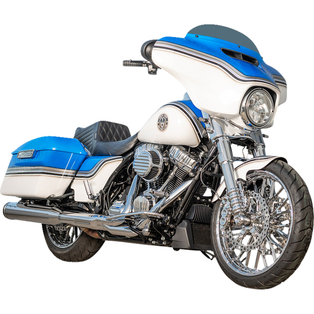 Arlen Ness Method No Flex Inverted Fork Legs 49 Mm Chrome For Factory Brake Caliper - 120-011 For Harley Touring 2014-2026