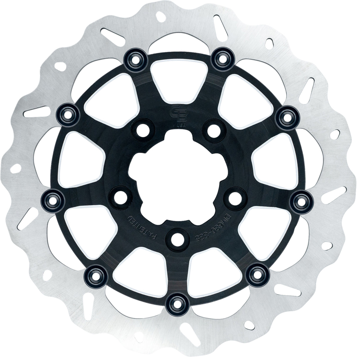Gbrakes Oversize Wave® Brake Rotor Front 13" Narrow Band CC - GBDU036 For Harley Motorcycles 2000-2026