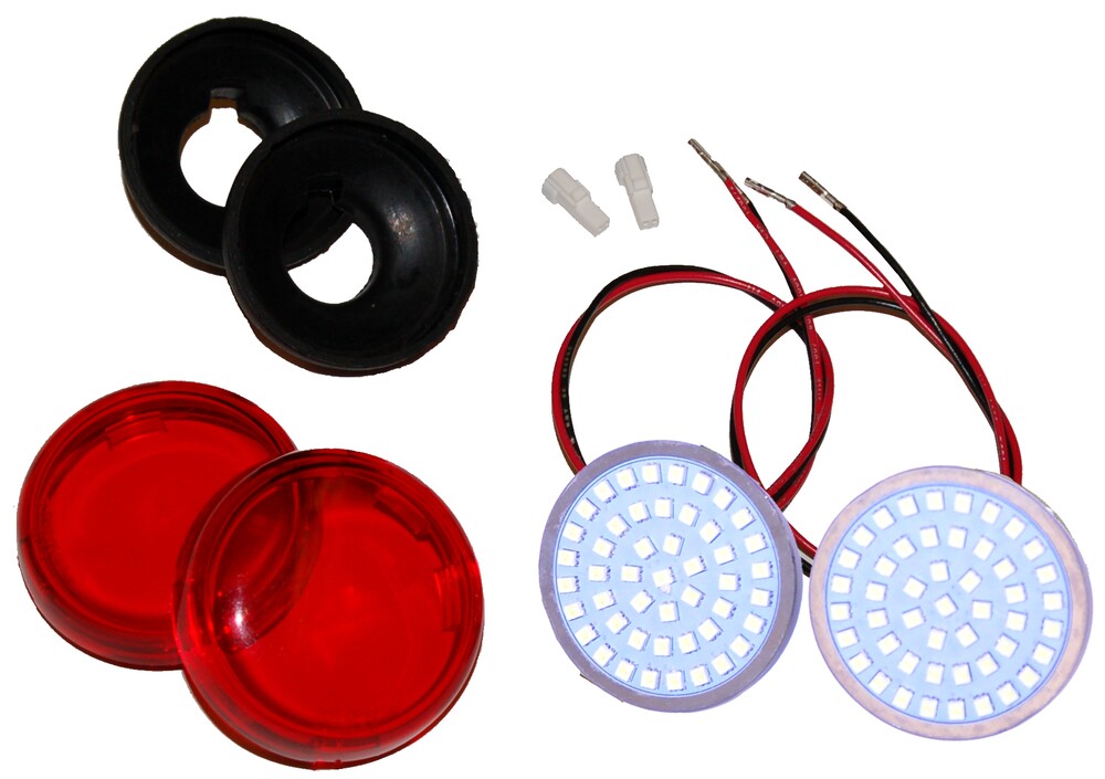 Namz Custom Cycle 850-09097 NITS-R02 INDIAN REAR RED LED TURN SIGNL INDIAN 14-18 EXCEPT SCOUT/RM