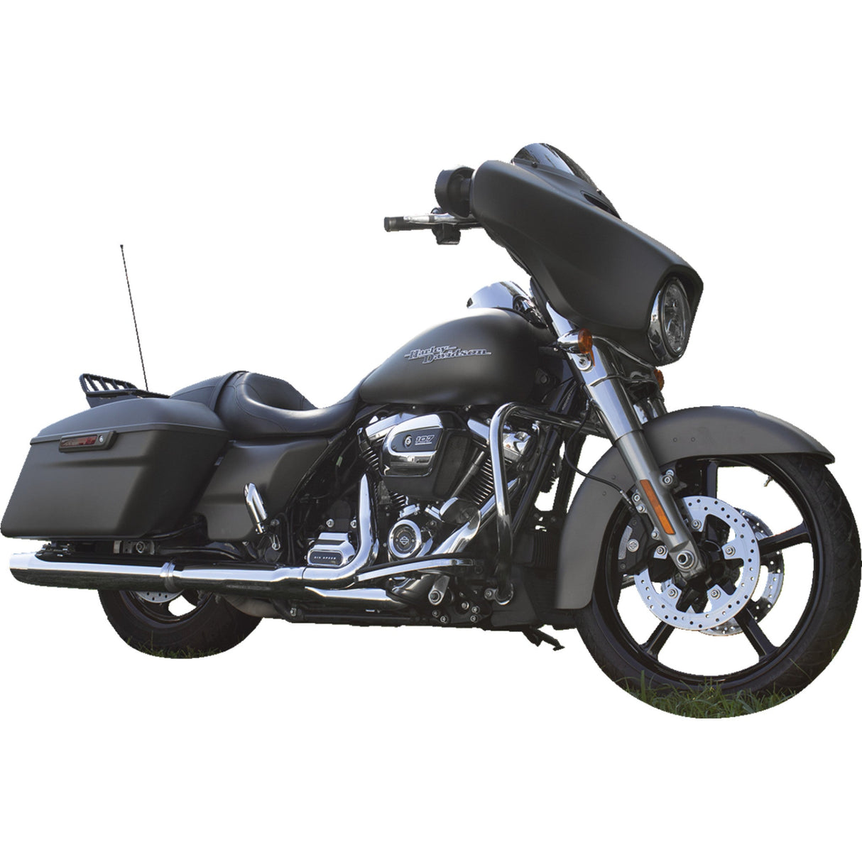 Coastal Moto Rockstar Moto Forged Aluminum Wheel Rockstar Front Dual Disc Without ABS Black 21x3.25 - 1502-ROC-213-B For Harley Touring 2008-2026