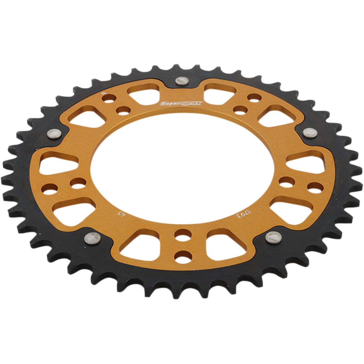 SUPERSPROX 1210-1962 RST-1793-45-GLD Stealth Rear Sprocket 45 tooth - gold - suzuki/triumph