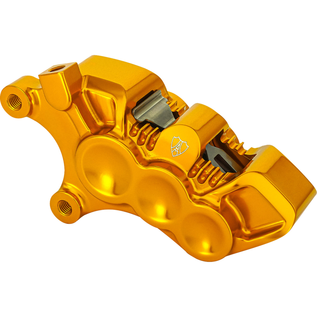 Arlen Ness Mono Axial Brake Caliper 14" Left Gold - 320-115 For Harley Motorcycles 2006-2026