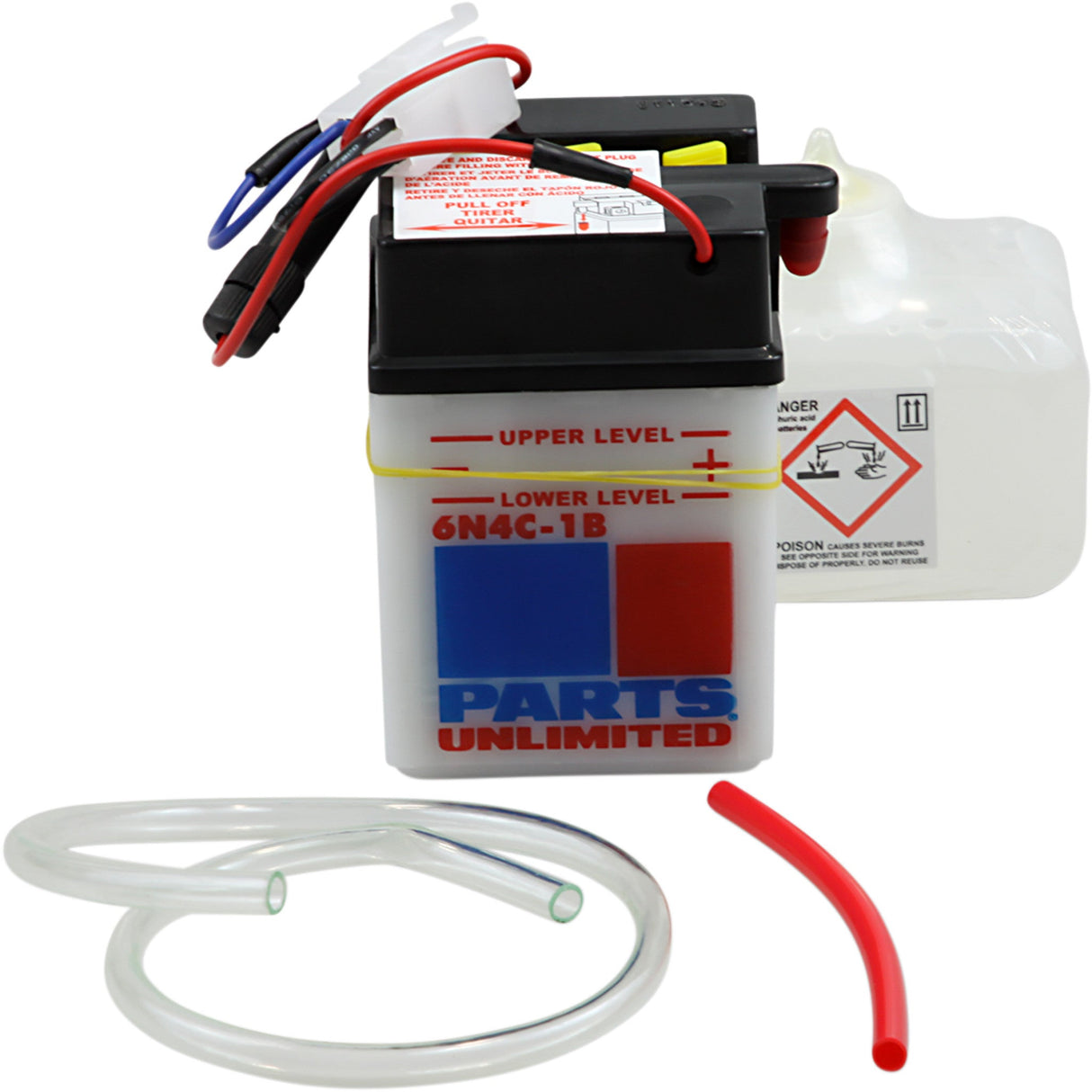 PARTS UNLIMITED 2113-0125 Conventional Battery Kit Battery - 6N4C-1B