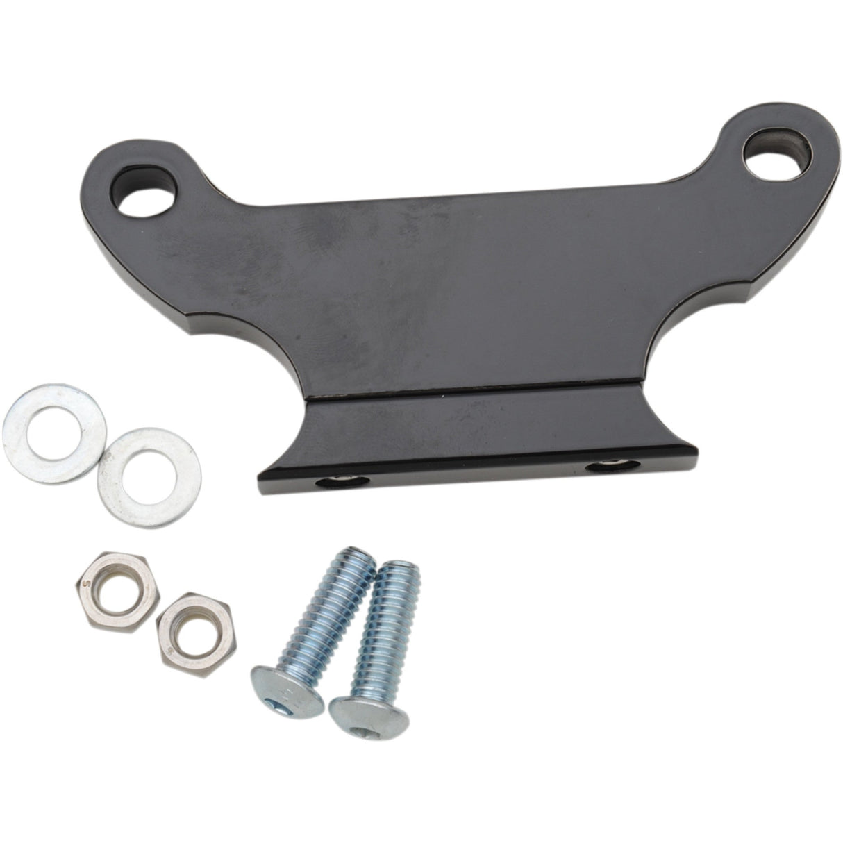 LA CHOPPERS 2210-0342 LA-7390-01B T-Bar Gauge Mount Kit - Gloss Black - 1.25" Diameter