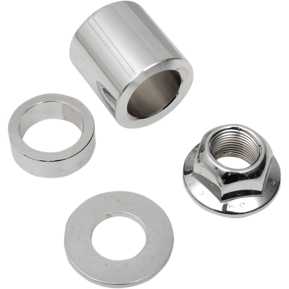 Colony Axle Spacer Nut Kit Rear - 2257-4 For Harley Sportster 2005-2007