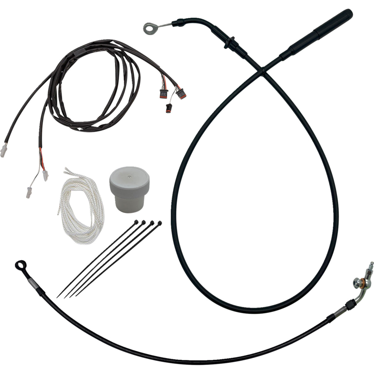 Fat Baggers Inc. Cable Kit - 119916-B For Harley Road Glide 2021-2025
