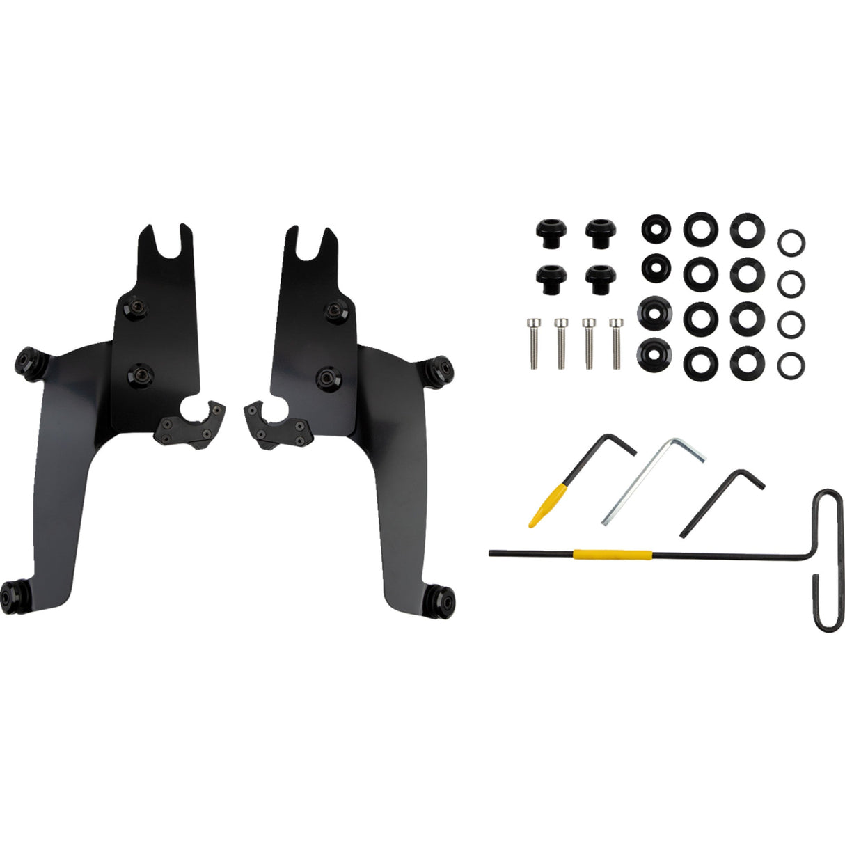 Memphis Shades Sportshield Trigger-Lock Mounting Kit Black Chief Bobber - MEB2070 For Indian Chief 2022-2025