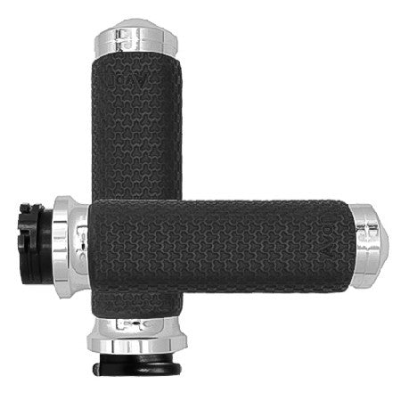 Avon 40-4736C MF-63A-CH CABLE THROTTLE MEMORY FOAM GRIP CHROME