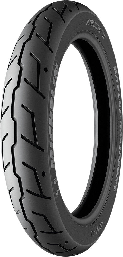 Michelin Tire Scorcher 31 Front 100/90B19 57H Bltd Bias TL TT - 16136 For Harley Dyna 2005-2020