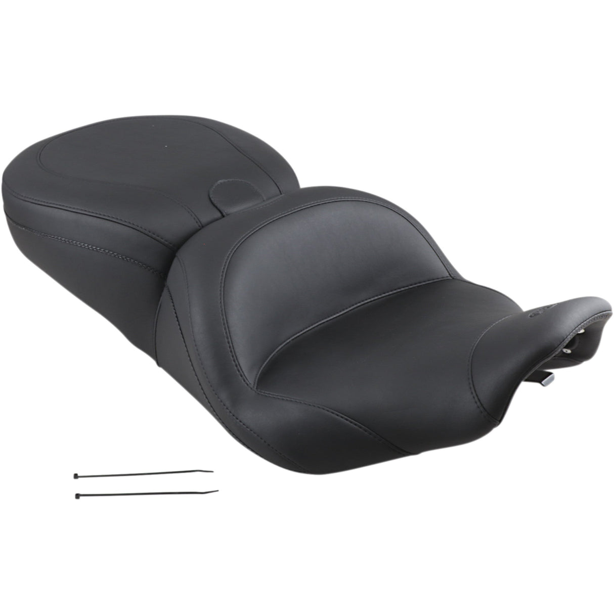Mustang Lowdown™ 2-Up Seat Plain - 79672 For Harley Touring 1997-2007