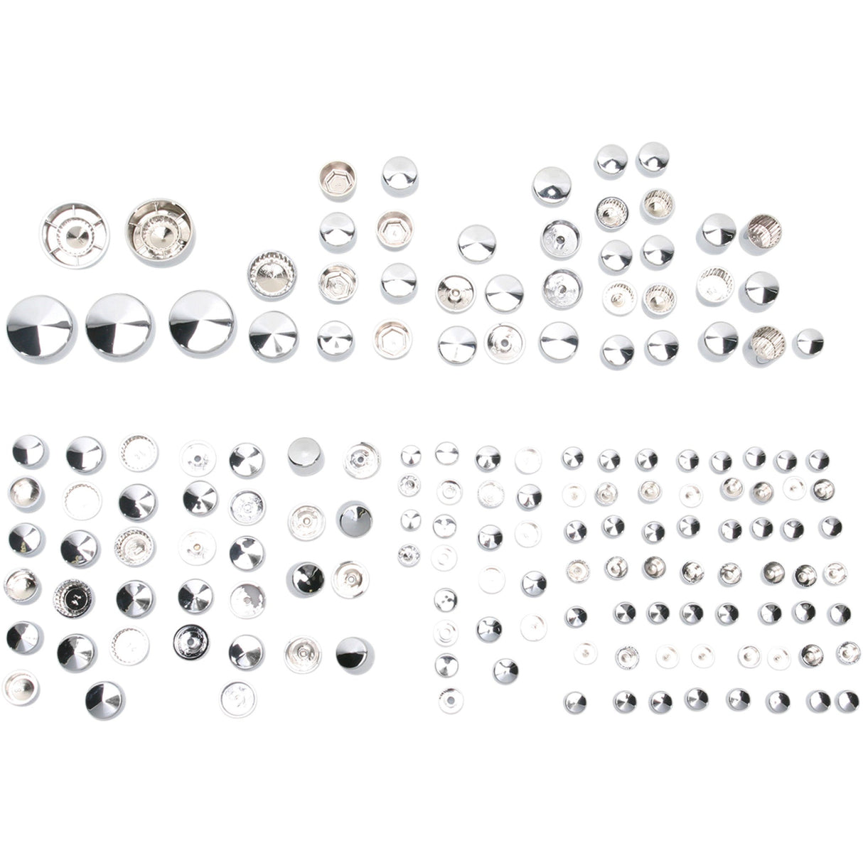 Drag Specialties Deluxe Engine Bolt Cover Kit Chrome Dyna For Harley Dyna 2006-2017