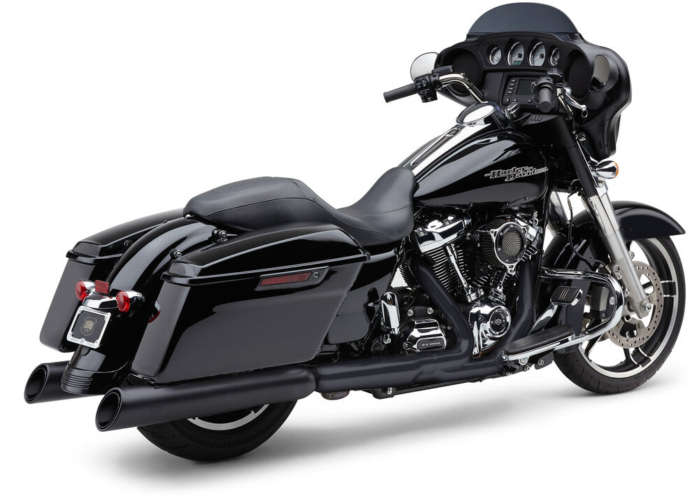 Cobra 4.5" Uppercut Slip-ON Black - 6289RB For Harley Touring 2017-2026