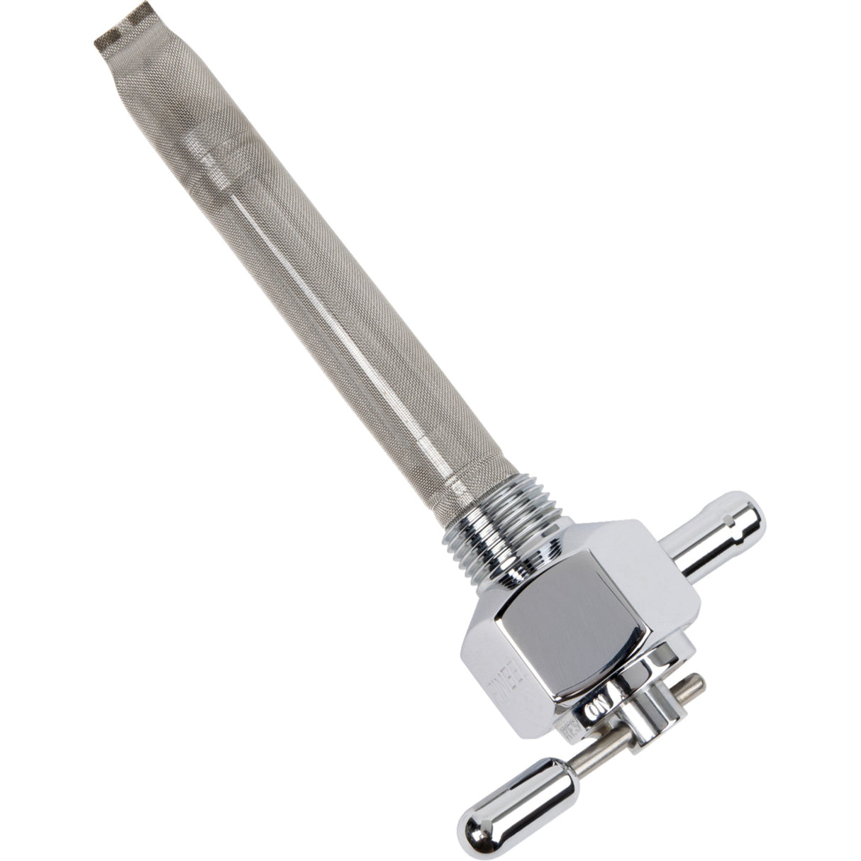 PINGEL DS-390211 6211-CH Power-Flo Fuel Valve Hex Fuel Valve - Chrome - 3/8" NPT