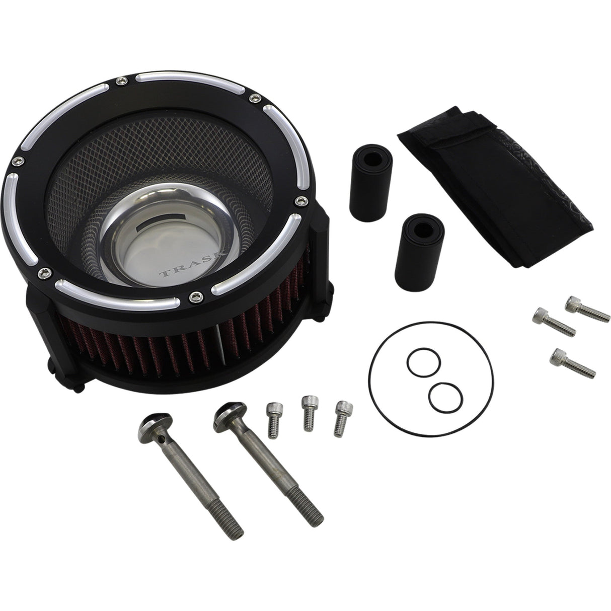Trask Assault Charge Breather Air Cleaner - TM-1020RC For Harley Motorcycles 2008-2017