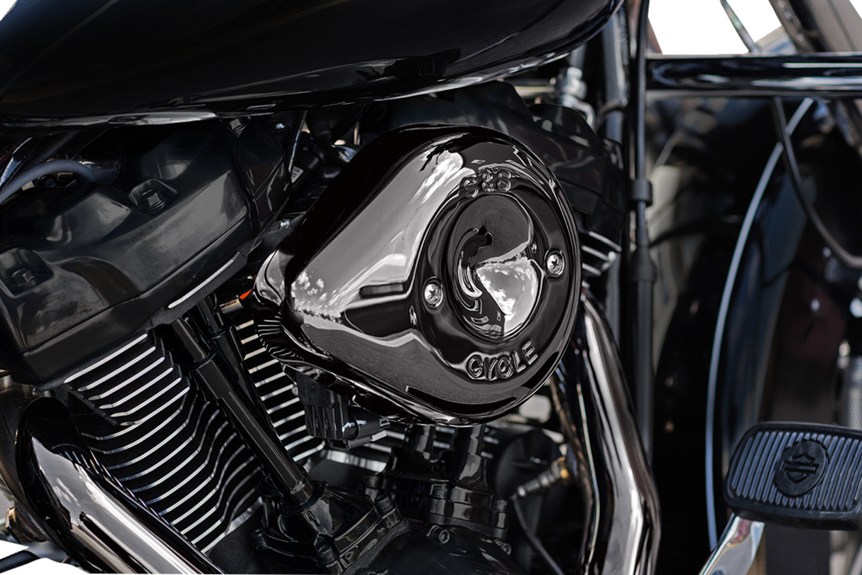 Stealth Teardrop Air Cleaner - M8 - Lava Chrome - 1010-3175