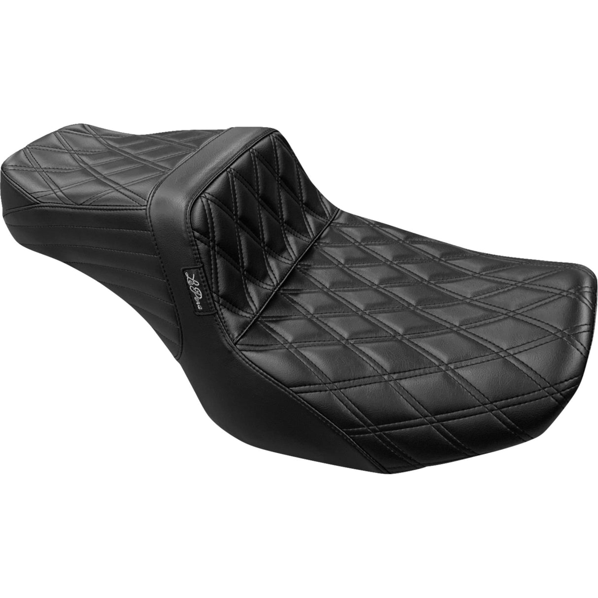 LePera Tailwhip Seat Double Diamond - LV-587DD For Harley Touring 2023-2026