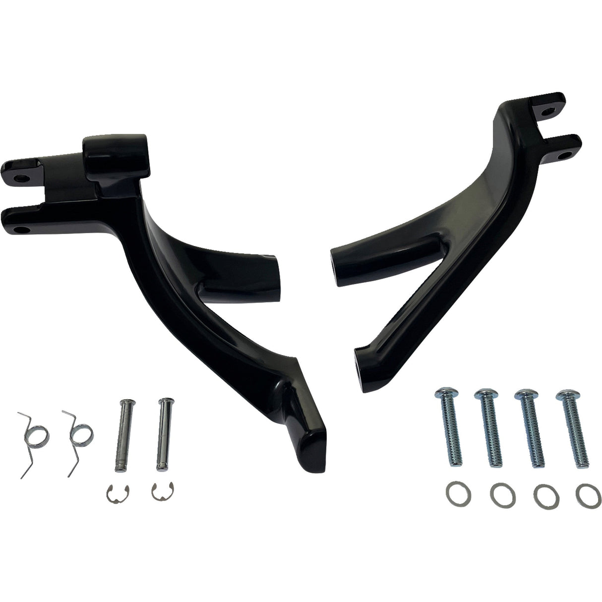 DRAG SPECIALTIES 1622-0572 Floorboard to Footpeg Conversion Mount Conversion Mount - Gloss Black - FL