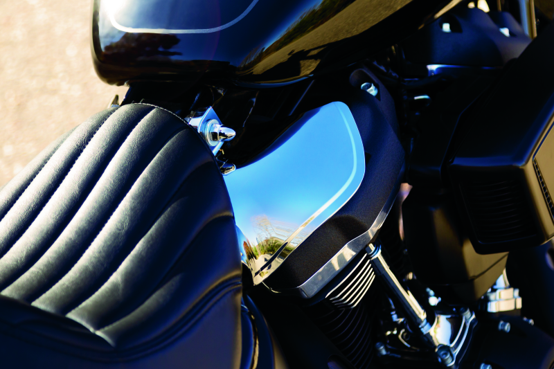 Kuryakyn 5789 Saddle Shields Heat Deflectors 18-Up Softail Models Smoke