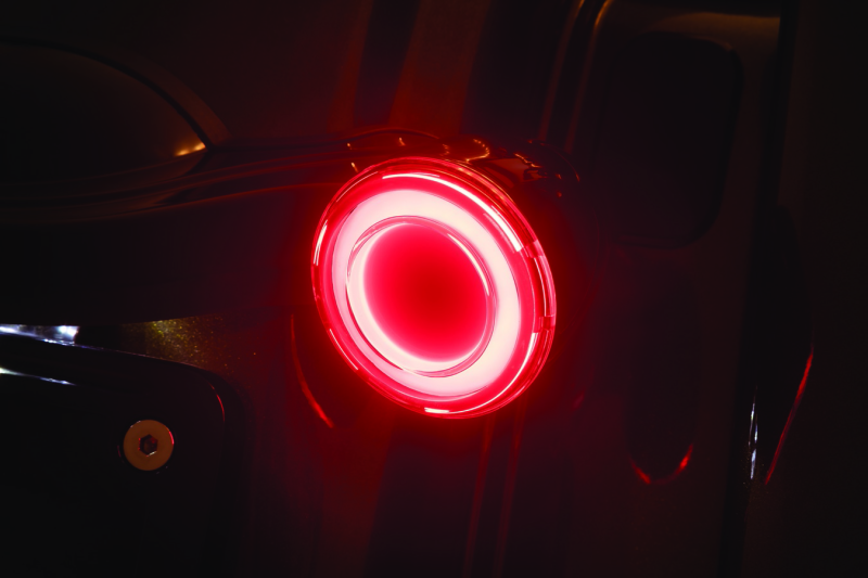 Kuryakyn Tracer L.e.d. Turn Signal Inserts Red Red Smoke Lens Rear - 2905 For Harley Dyna 2007-2021