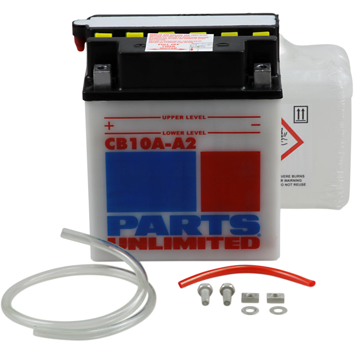 Parts Unlimited Heavy-Duty 12v Battery Kit YB10A-A2 For Kawasaki Bayou / 250 Bayou 1988-2012 | Suzuki ATV/UTV Models 1985-1987
