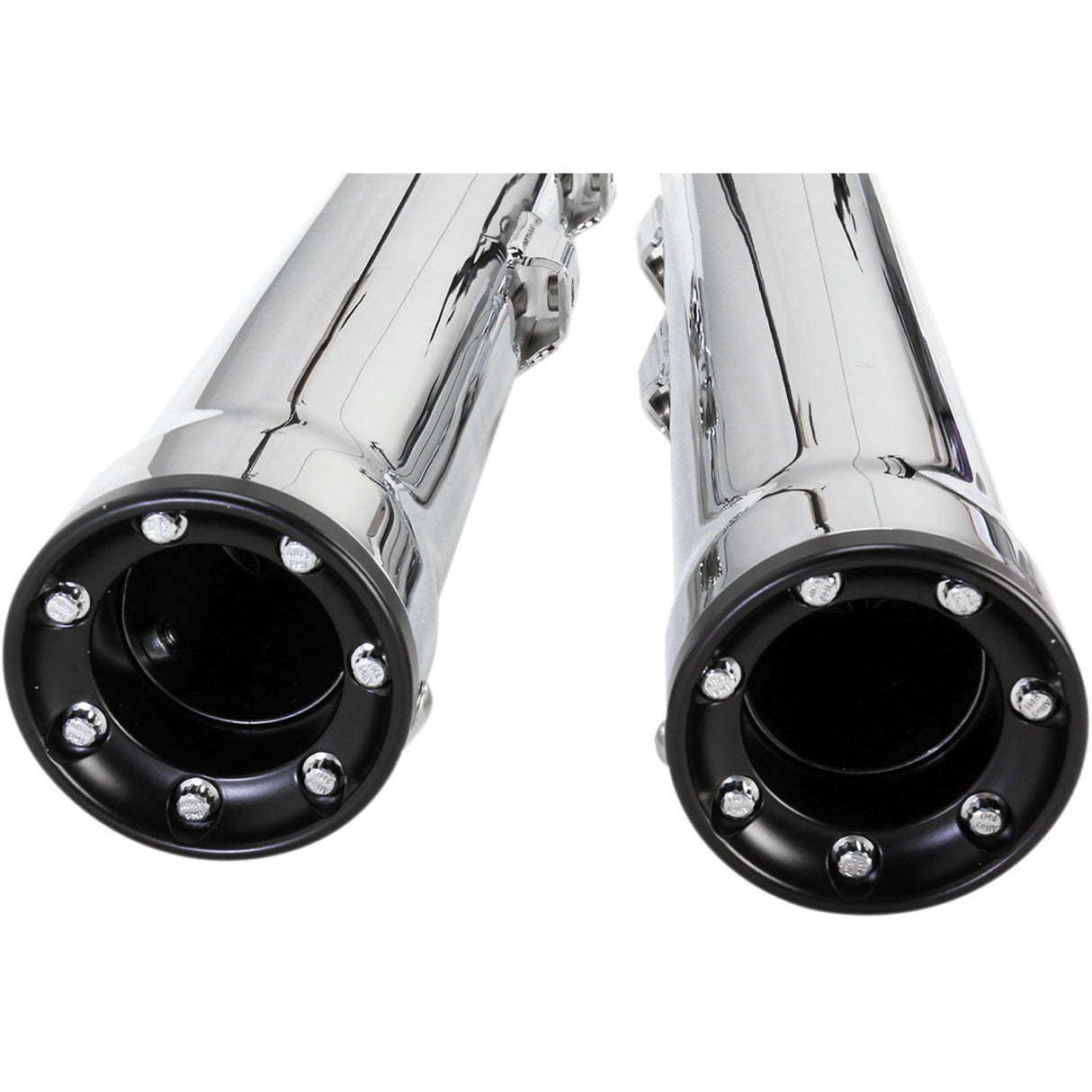 Cobra Slip-On Mufflers With Race Pro Tips 3" Chrome - 6054 For Harley Softail 2000-2006