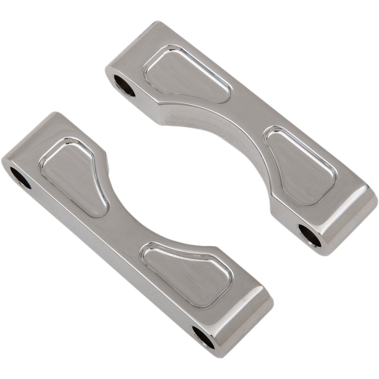 Klock Werks Tire Hugger Front Fender Mounting Block 7/8" Wide For 16"/17"/18"/19" Wheels Chrome - KWFS-01-0103-C For Harley Touring 1983-2013