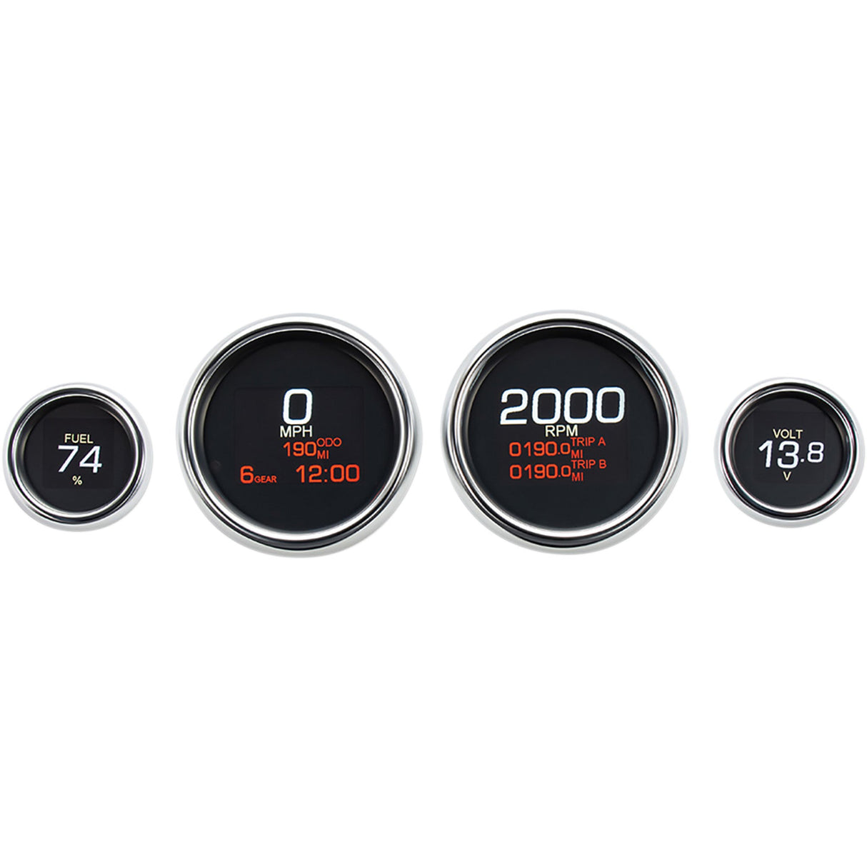 Dakota Digital Gauge Kit - MLX-8496 For Harley Touring 1996-2003