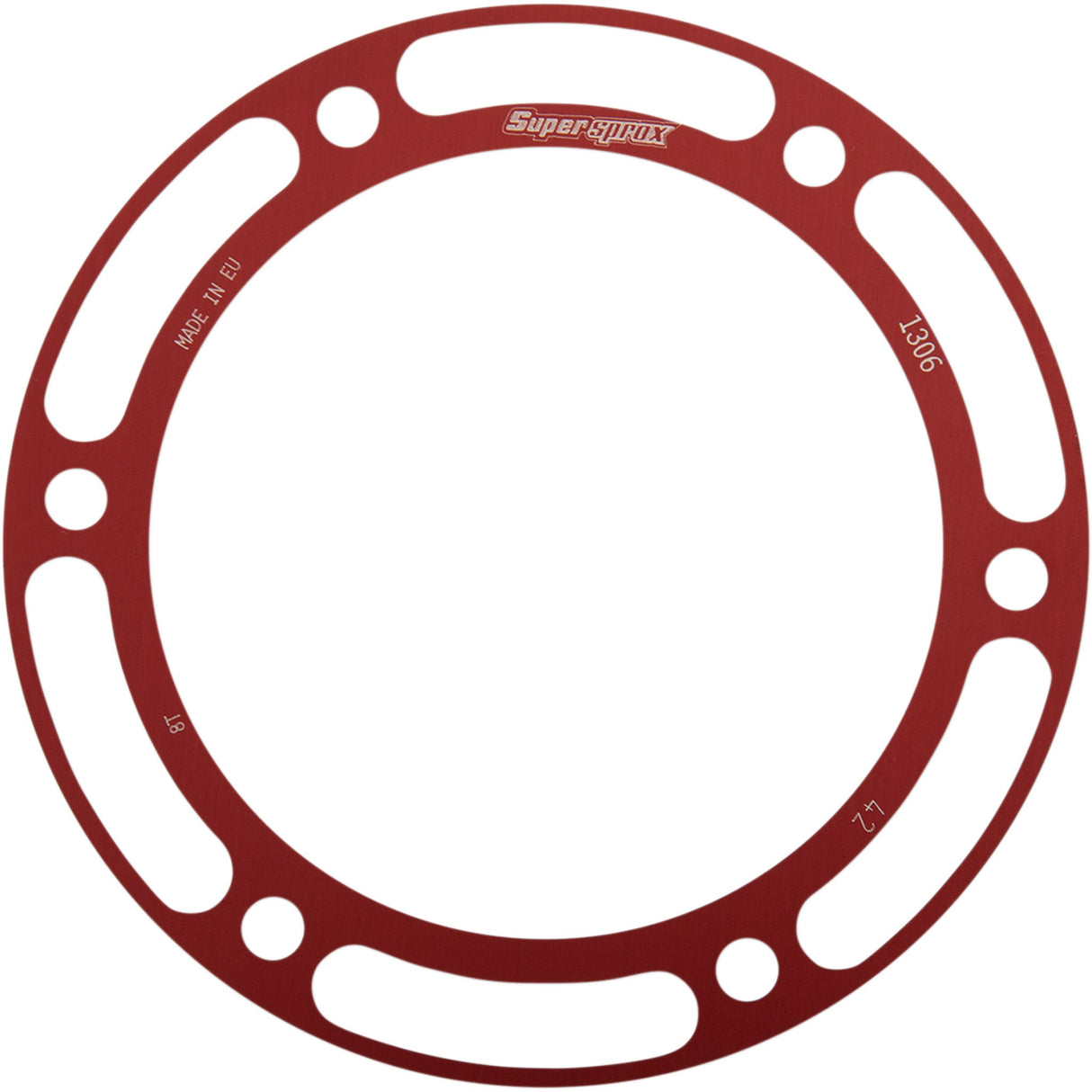 SUPERSPROX 1210-2336 RACD-1306-42-RED Edge Sprocket Insert Edge Rear Sprocket Insert - Red - 42 Tooth