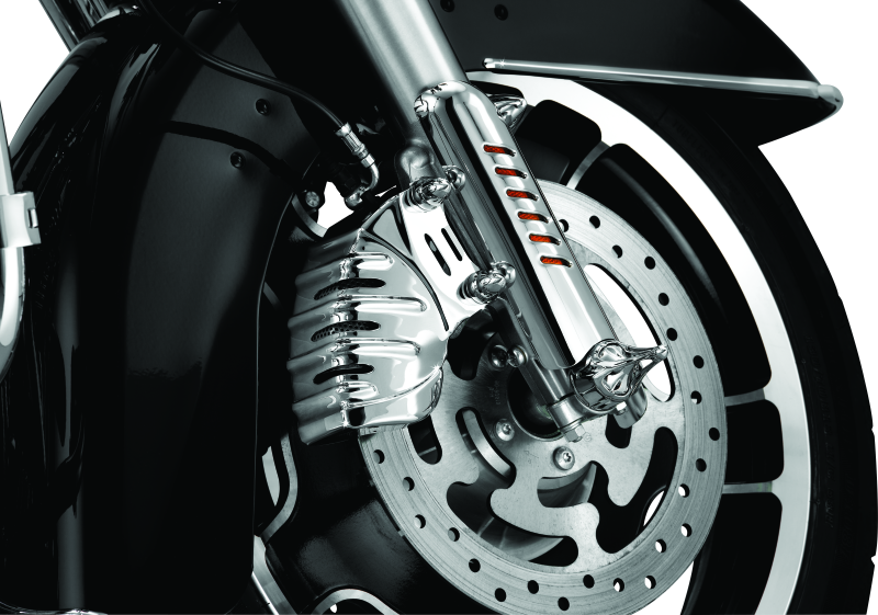 Kuryakyn 7789 Caliper Covers For Brembo Calipers Chrome