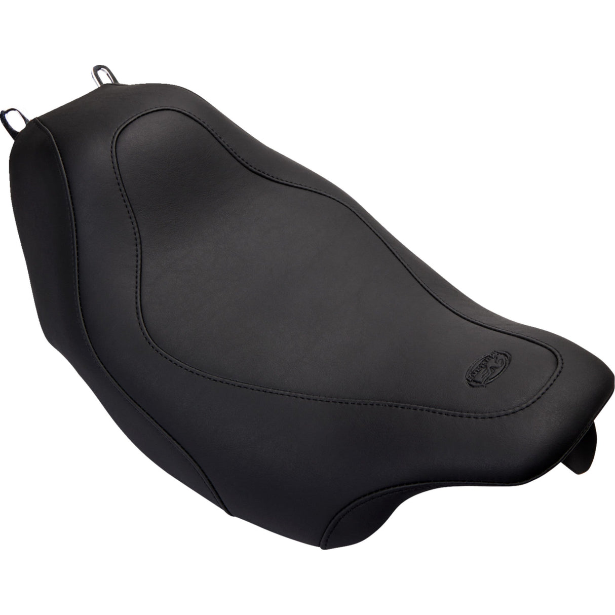 Mustang Tripper™ Solo Seat Without Backrest Stitched Black - 76026 For Harley Touring 2008-2025