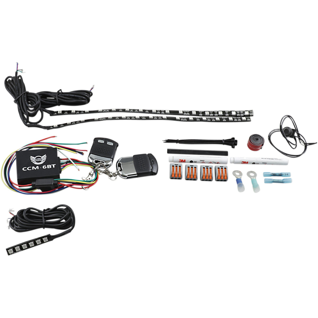 CUSTOM DYNAMICS 2040-2161 CD-IND-TMWK1BM Magical Wizard™ Indian LED Engine Accent Light Kit with Bluetooth Remote Lighted Engine Kit - Indian