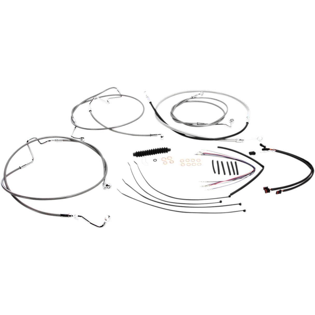 Magnum Shielding Cable Kit - 589481 For Harley Road King 2014-2015