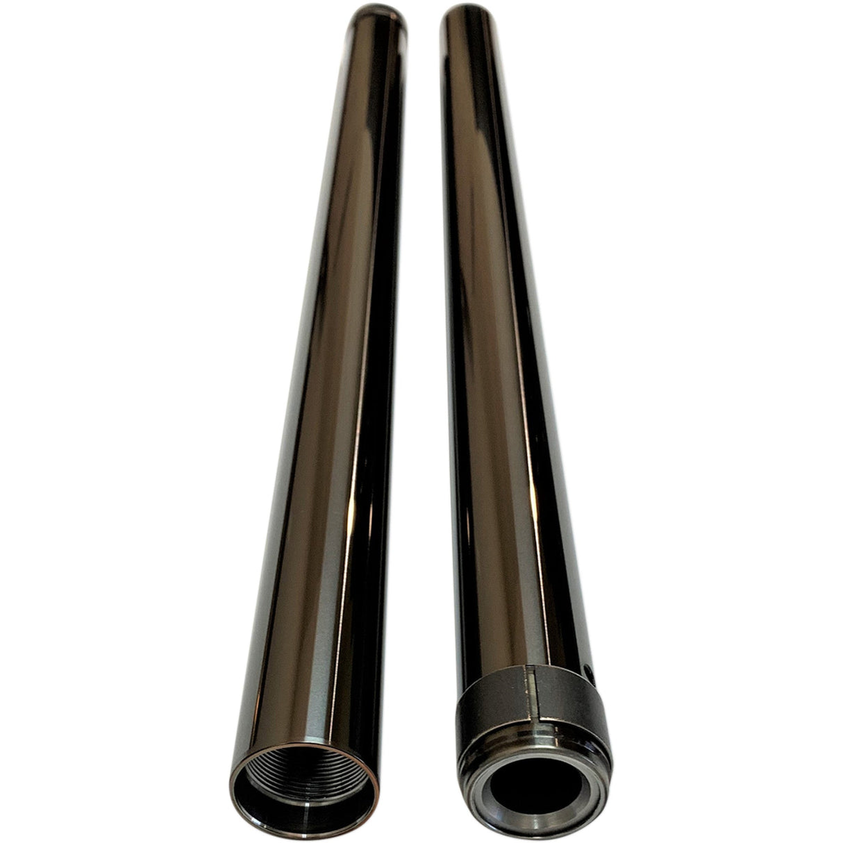 PRO-ONE Perf.mfg. Fork Tubes 39 Mm 26.25" Black Anodized - 105030B For Harley 1982-2019
