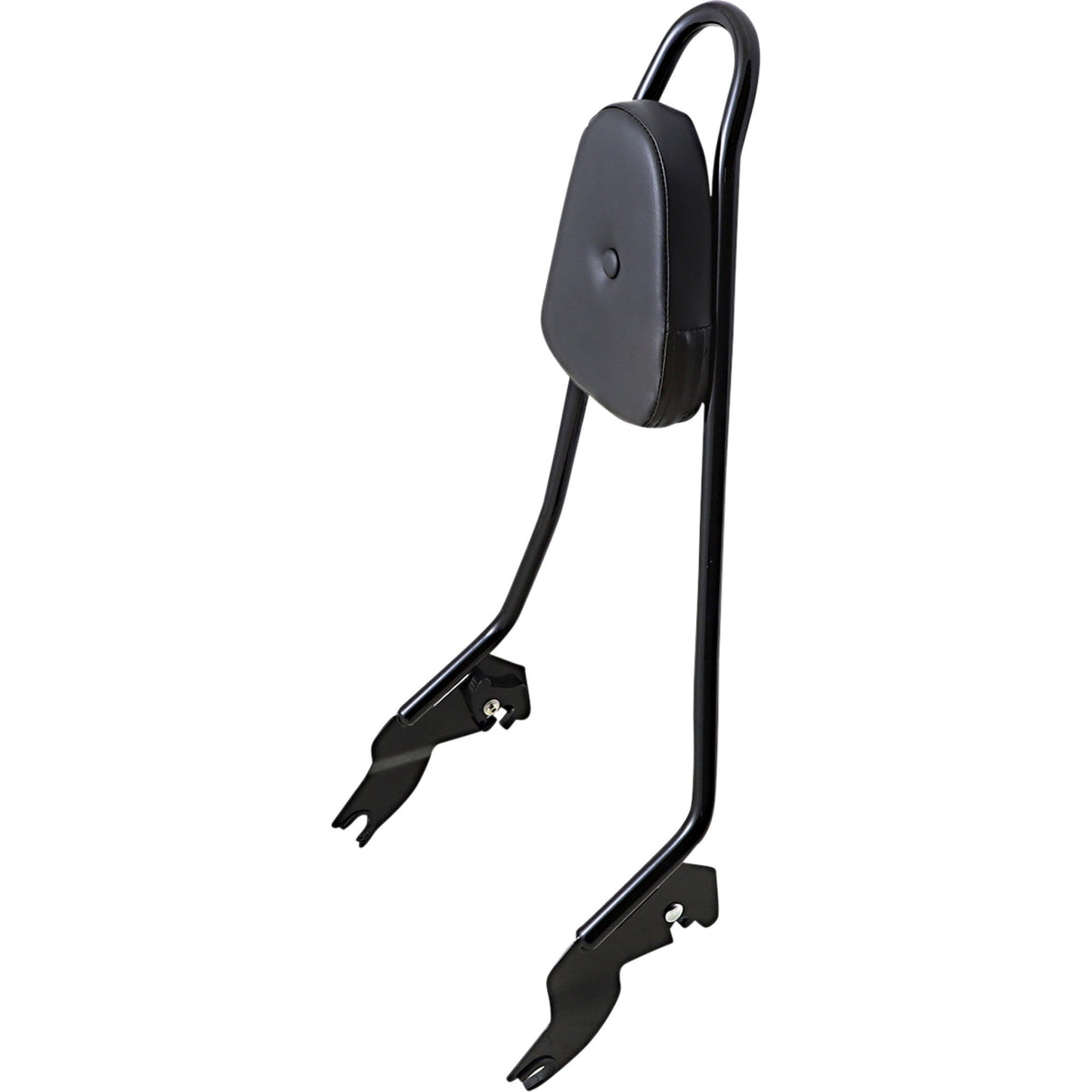 MOTHERWELL 1501-0708 MWL-456-GB Quick Detachable Sissy Bar Backrest Touring Sissy Bar - Gloss Black - 24"
