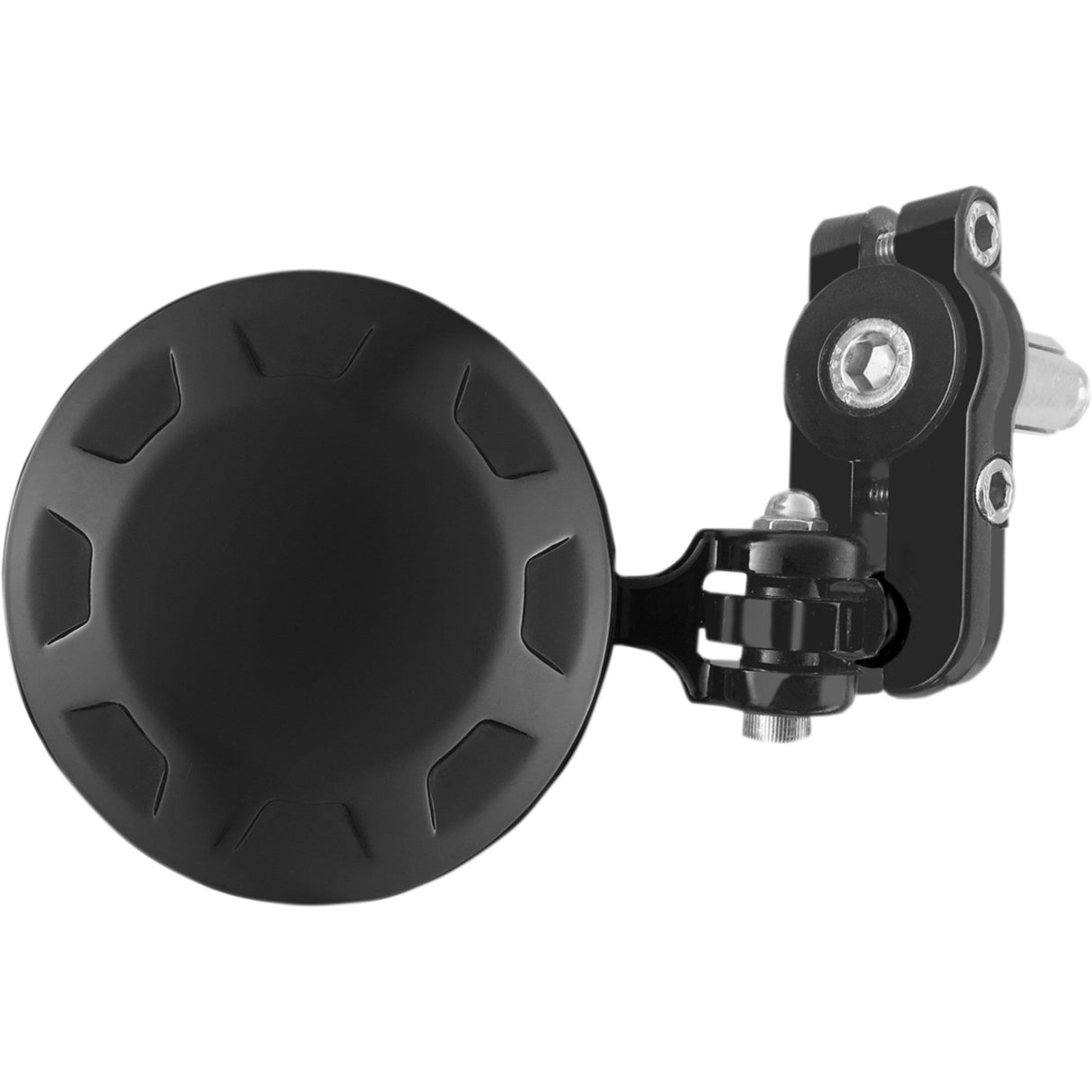 PARTS UNLIMITED 0640-1477 Bar End Mirror Mirror - Handlebar End - Round - Black