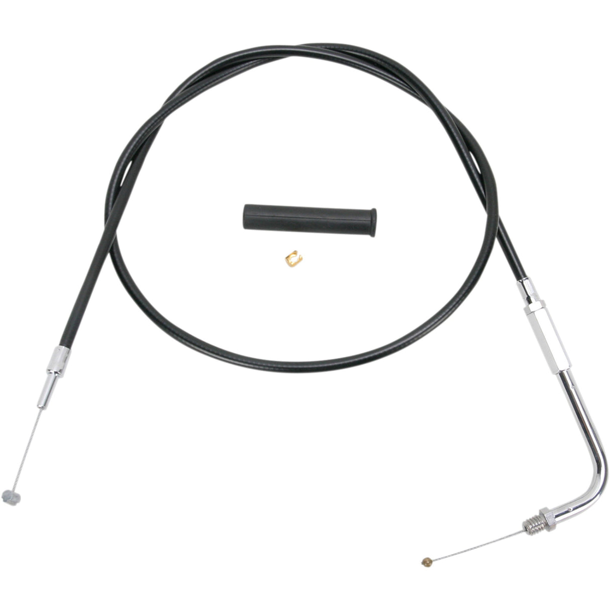 DRAG SPECIALTIES Black Vinyl Cable Throttle