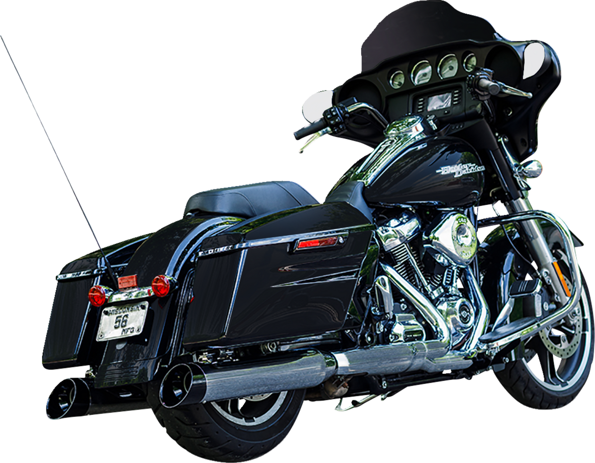 4-1/2" Chrome MK45 Cutlass Performance Mufflers - 1801-1494