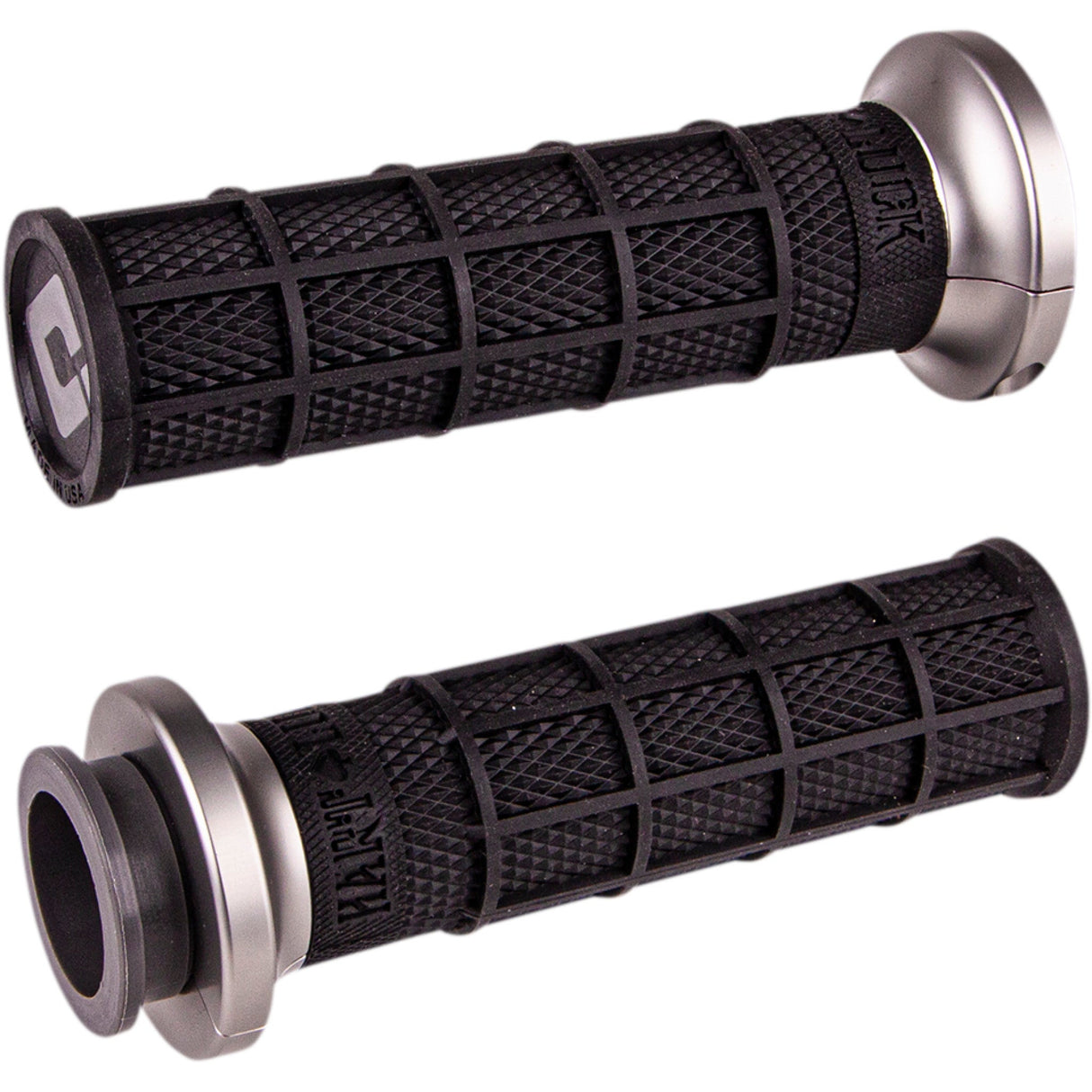 ODI Hart-Luck Signature V-Twin Lock-On™ Grips Cable Black Gunmetal - V31HCW-BH-H For Harley Motorcycles 1984-2022