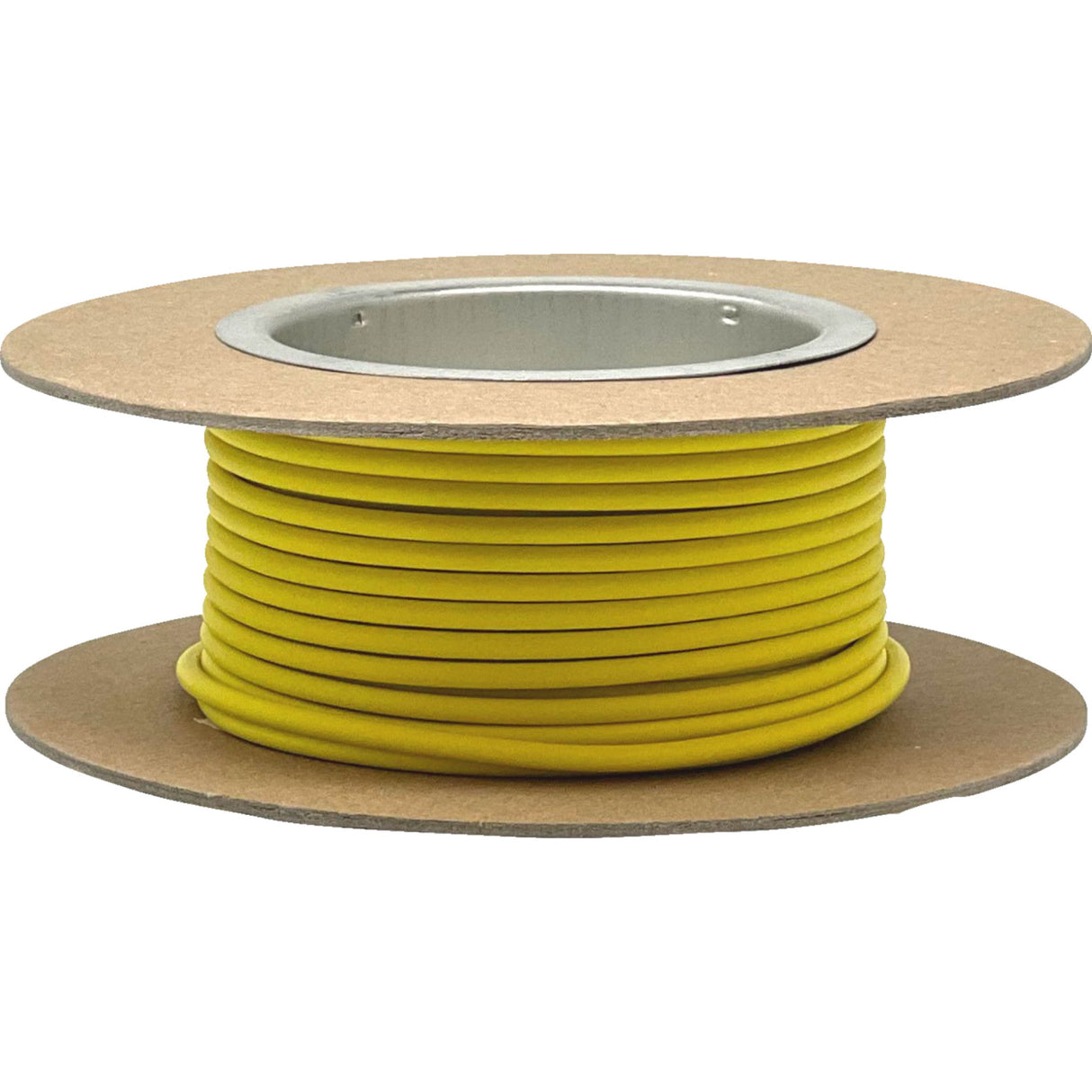 NAMZ 2120-1289 NGWR-412 Bare-Copper GXL Hook-Up Wire 25' GXL Wire Spool - 12 Gauge - Yellow