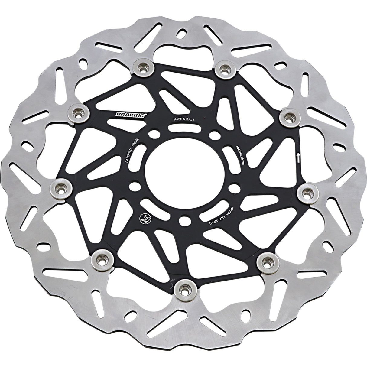 BRAKING 1710-1389 WK020L SK2 Front Brake Rotor SK2 Brake Rotor - WK020L