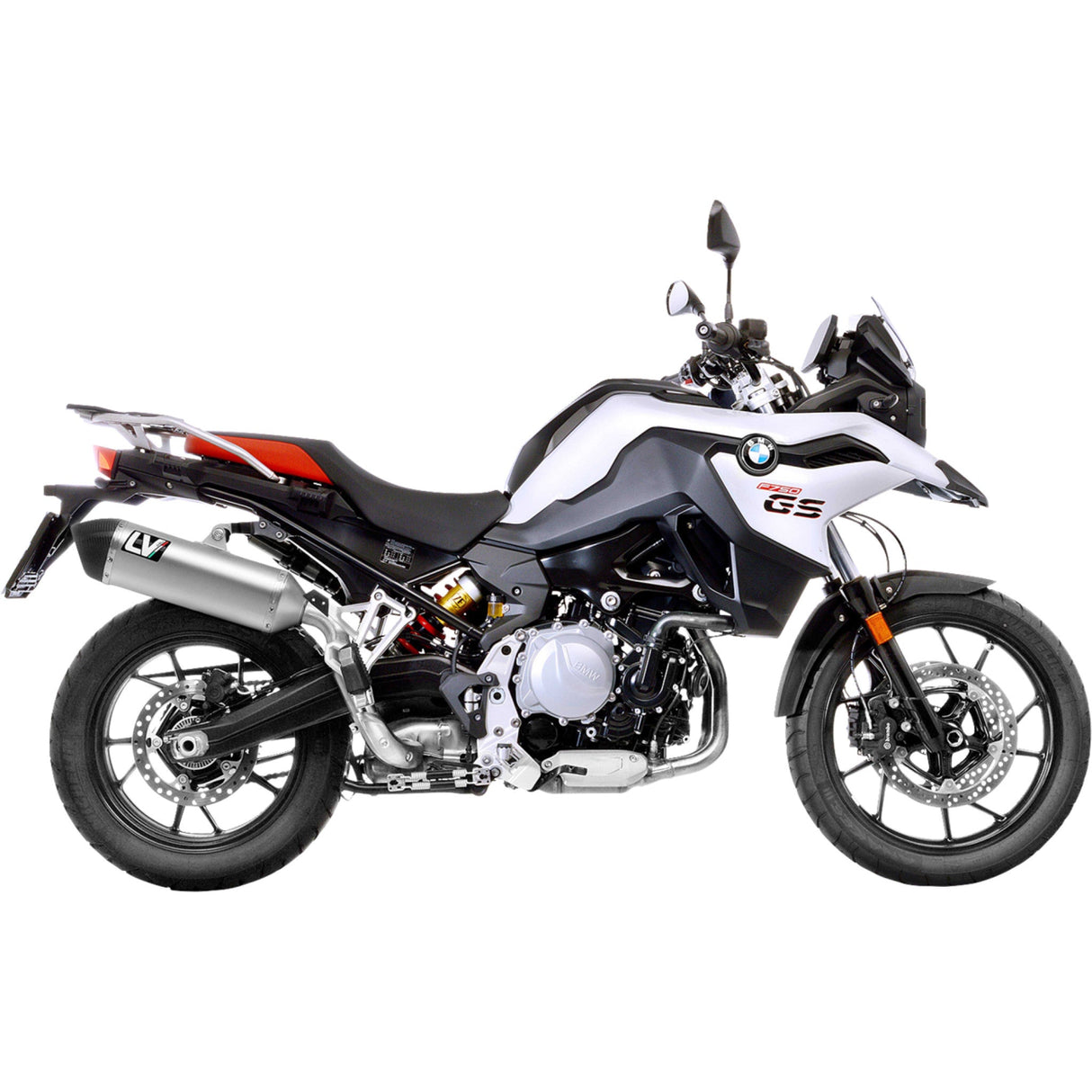 LEOVINCE 1811-4855 15610BU LV-14 Black Edition Slip-On Muffler bmw f 750/900 gs