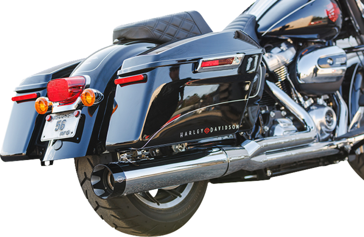 2-into-1 Sidewinder Exhaust System - 50-State - Chrome - M8 Touring - 1800-2731